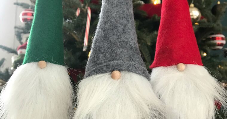 DIY Christmas Gnome Bottle Toppers