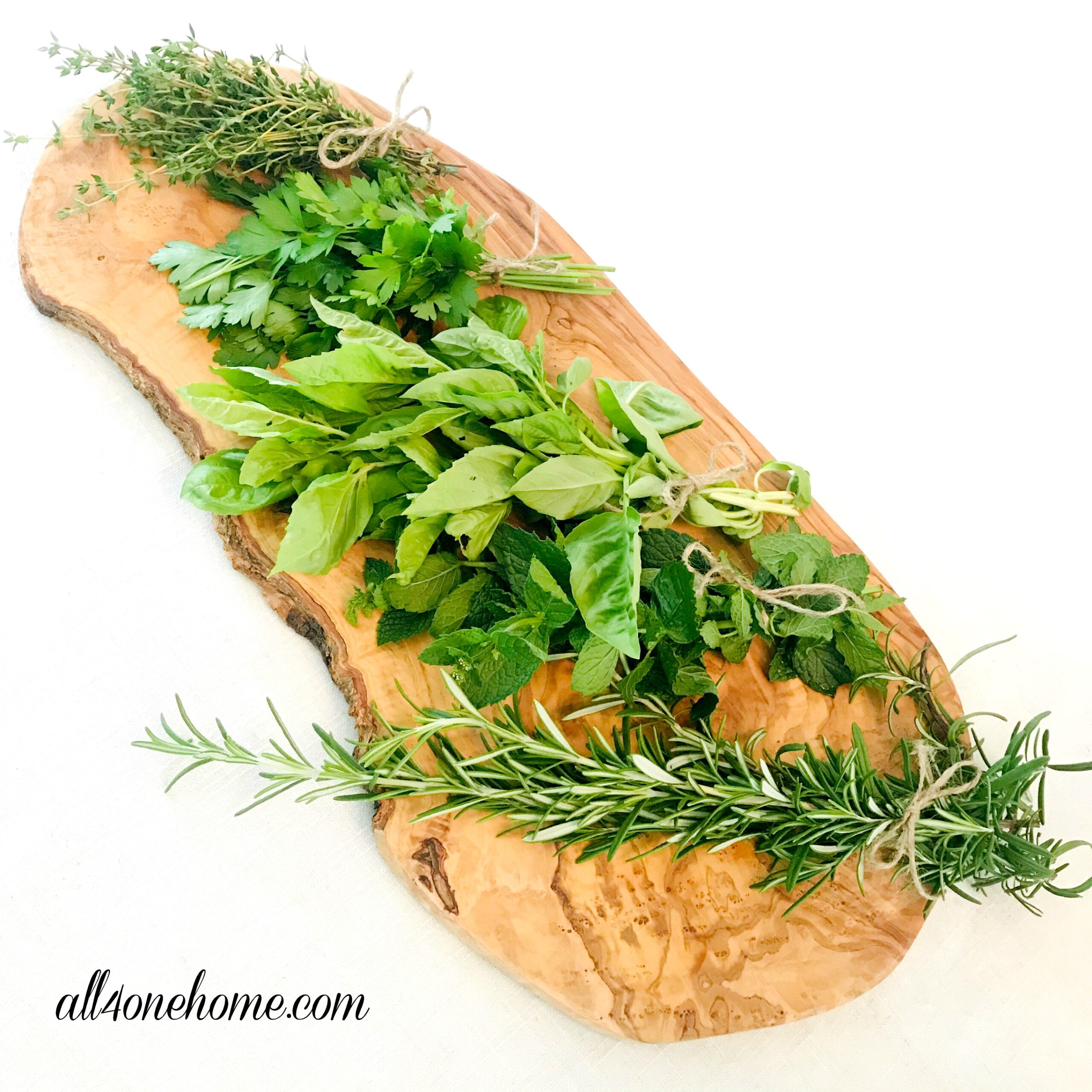 How to air dry herbs