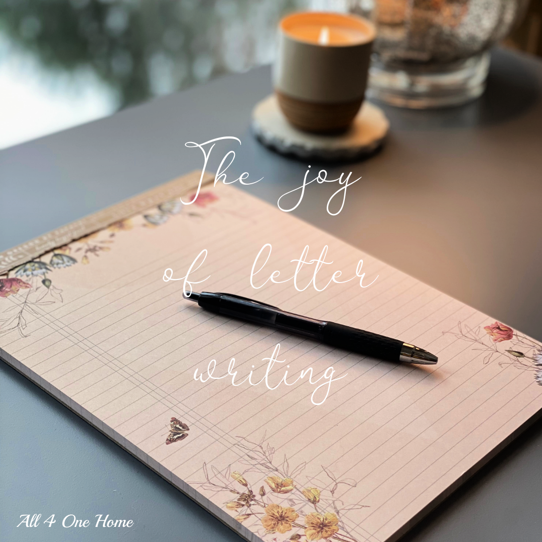 The joy of letter writing