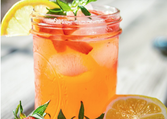 The Best Healthy Strawberry Lemonade